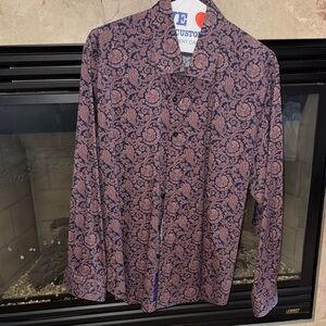 Robert Graham Multicolor Paisley and Checkered Shirt